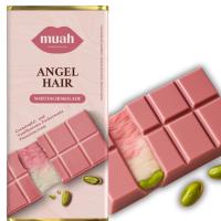 Chocolate Pelo de Angel  Chocolate Rubí con Crema de Pistacho – Angel Hair 60 g  Inspirado en el Chocolate Dubai  Con Algodón de Azúcar Turco y Chocolate  Tendencia Viral TikTok 2025 (1 x 60gr) - details 0