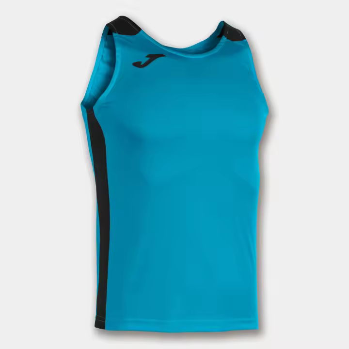 Camiseta S/M Hombre Joma Record II 102222 Turquesa Negro 725 Transpirable - 1
