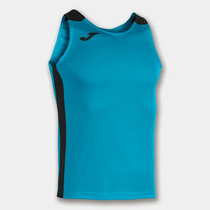 Camiseta S/M Hombre Joma Record II 102222 Turquesa Negro 725 Transpirable - 1