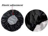 Cubierta De Rueda De Repuesto Negra Pura 1Pcs Para Suzuki Compatible Con Coches SUV De 14' 15' 16' 17' Pulgadas Material PVC PU - details 5