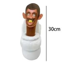 Muñeco De Peluche Skibidi Toilet Clockman Titan TV Man Speakerman Juguete De Horror Para Niños Regalos De Cumpleaños Y Navidad Material De Algodón PP Relleno - details 6