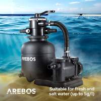 AREBOS Sistema de Filtrado de Arena con Bomba de 350 W - Eficiente y Fácil de Usar - details 22