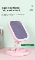 Espejo De Maquillaje LED Con 3 Fuente De Luz Portátil Carga USB Belleza Iluminación Relleno HD Plegable INS Grooming - details 11