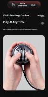 Gyroball Powerball Entrenador De Muñeca Y Antebrazo Equipo De Fitness Muscular Bola De Giro Potencia Trasero Estimulador De Mano Ejercicio De Fortalecimiento De Brazos - details 10