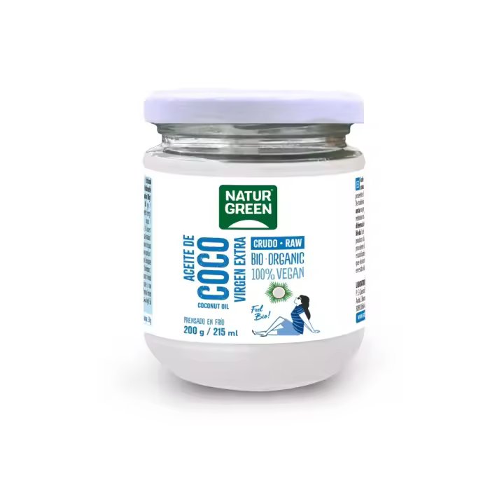 ACEITE DE COCO (200GR) VIRGEN EXTRA BIO - Naturgreen - 1
