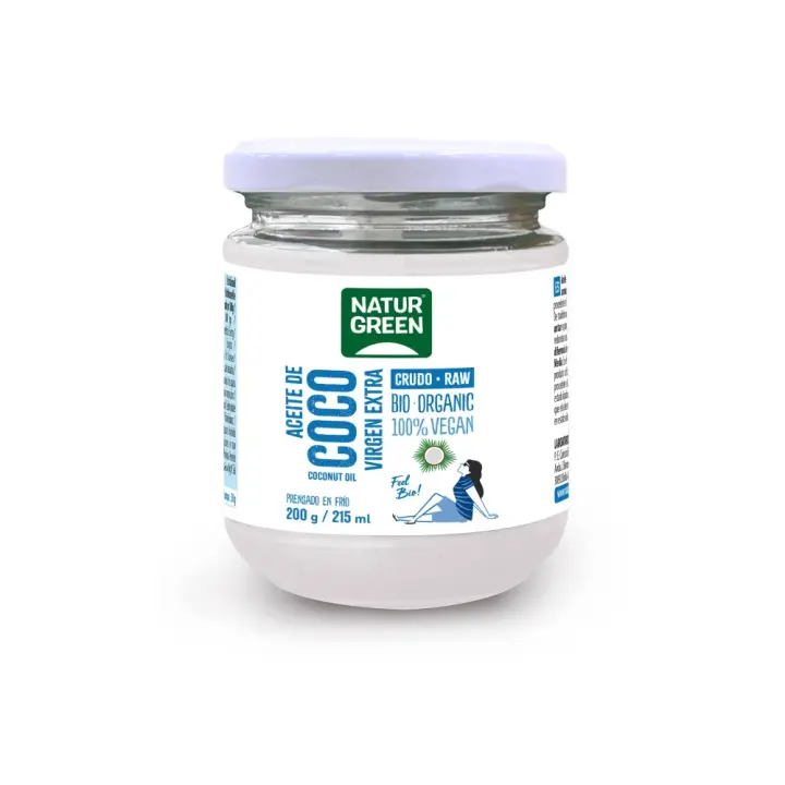 ACEITE DE COCO (200GR) VIRGEN EXTRA BIO - Naturgreen - 1