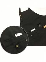 Delantal De Cocina Impermeable Para Mujer Y Hombre Color Sólido Adecuado Para Chef Cocina Café Tienda Barbecue Barbería Accesorios De Cocina - details 5