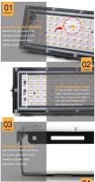 Lámpara De Calle LED 50W IP65 Impermeable Para Exterior 220V Luz De Inundación Spot Luz De Pared Reflector De LED - details 1
