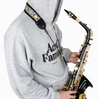 Cuerda De Cuello Ajustable Para Saxofón IRIN Universal Compatible Con Soprano Alto Tenor Con Patrón Bordado Accesorios Para Saxofón - details 12