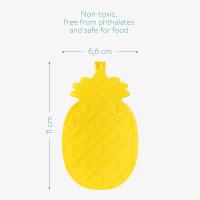 Bolsas de Hielo para loncheras (juego de 5) - Neveras portátiles para niños y niños-Bolsas técnicas reutilizables - Piña - details 2