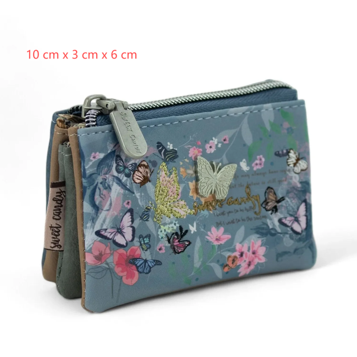 Monedero Sweet Candy Colección Rainbow Dream - Ideal para Organizar Tarjetas, Billetes y Monedas 10 x 3 x 6 cm