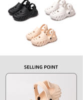 Nuevos Zapatos De Verano Para Hombre Sandalias Casuales Para Playa No Slip Zapatillas De Jardín Zapatos De Cocina Para Médicos Y Enfermeros Sandalias De Tobillo Estilo Fashion Material EVA - details 4