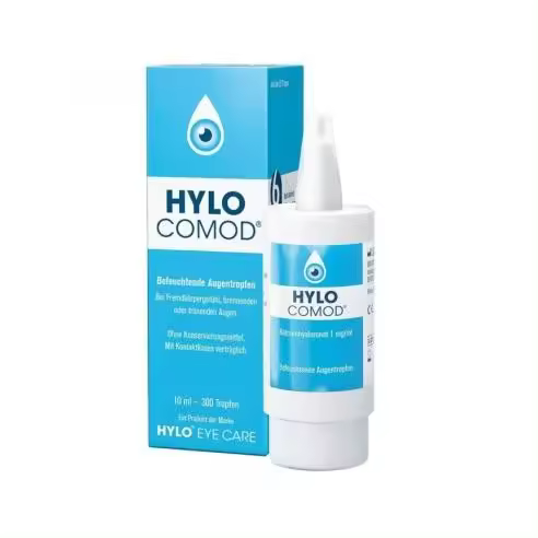 Hylo Comod 10 Ml Colirio lubricante - Alivia el escozor o sensación de cuerpo extraño - Brill pharma - 1