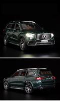 Coche De Juguete GLS 63 AMG a Escala 1/24 Metal Con Luces Y Sonido Puertas Abiertas Regalo De Cumpleaños Vehículos Off-road Para Niños - details 4