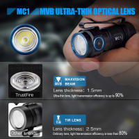 Linterna De Bolsillo Trustfire MC1 Recargable USB 1000 Lúmenes EDC Lámpara LED Magnética Carga Rápida 2A Con Imán Farol De Trabajo - details 6