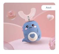Cepillo De Dientes Eléctrico Para Niños Con Cerdas De Silicona 360 Grados Automático Recargable Por USB Cepillo Inteligente En Forma De U - details 10