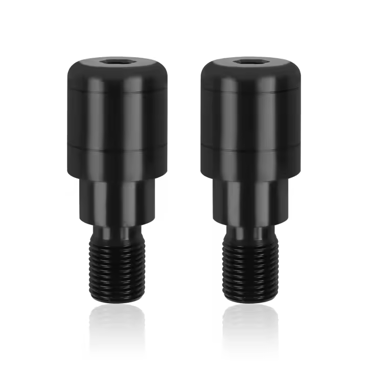 Pares De Agarres Para Manillar YAMAHA MT07 Tracer MT09 MT10 FZ09 FZ1 FZ6/N/S XJ6 XSR 700 900 TDM 850 TMAX 500 530 Capa De Fin De Barra En Aluminio Negro - 1