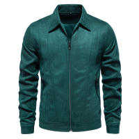 2024 Otoño e Invierno Chaqueta de Solapa Nueva Chaqueta de Moda para Hombres Chaqueta de Ante para Hombres al Aire Libre - details 11