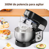 Batidora Amasadora, Robot Mezclador de cocina, Repostería, 6 Velocidades, Mezcla líquidos y sólidos, 3 funciones, 3 L, 700W - details 4
