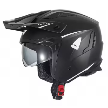 CASCO TRAIL UFO SHERATAN NEGRO - HE1003/K - ENVIOS GRATIS HE13002-K - 1