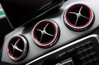 5Pcs/Set Anillo De Decoración Para Salida De Aire De Mercedes Benz Clase a B GLA CLA W176 W246 C117 X156 AMG 2012-2018 Material De Aluminio - details 3