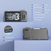 Cámara Endoscopio IPS HD 1080P 4.5'' Lente Dual/Triple Autofocus Reemplazable Inspección 1-15 Metros Para Coche Alcantarillado Borescope - details 14