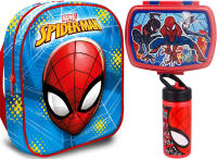 Set Mochila Infantil, Sandwichera infantil y Botella escolar - Pack Diseño Colorido | Mochila Escolar 31x25x11cm Niño Niña de 3 a 9 Años | Material Escolar - details 5