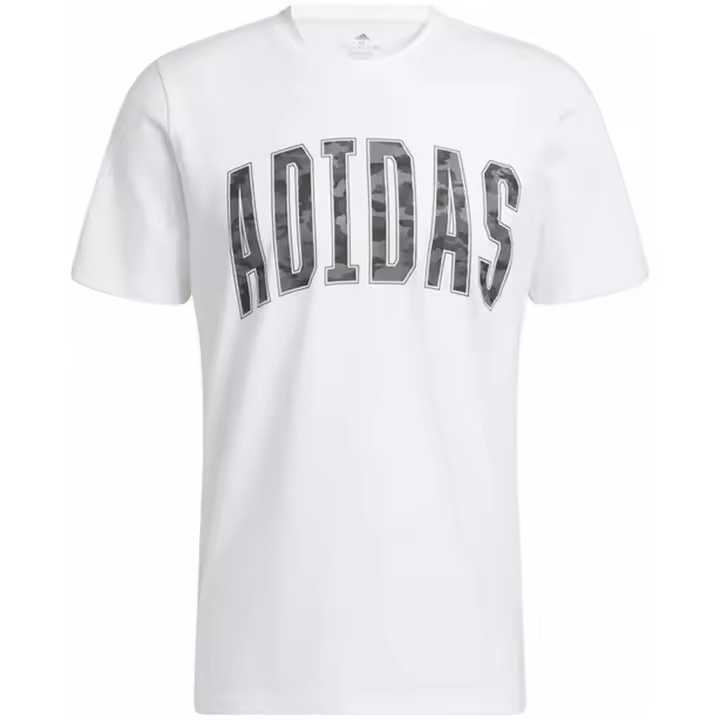 Camiseta de Manga Corta Adidas Camo T2 para hombre en color blanco - 1