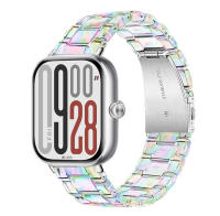 Correa De Resina Transparente Colorida Para Xiaomi Redmi Watch 5 4 Mi Band 9 Pro/8 pro Reemplazo De Pulsera Compatible Con Marca Unisex - details 3