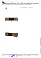 Mueble de TV Estilo Industrial Moderno | Puertas de Panel de Madera Natural + Asas Doradas | 2 Compartimientos de Almacenamiento, Soporte Integrado para TV y Patitas de Hierro Anticorrosión-Elegant, Funcional y Duradero para Salones - details 6