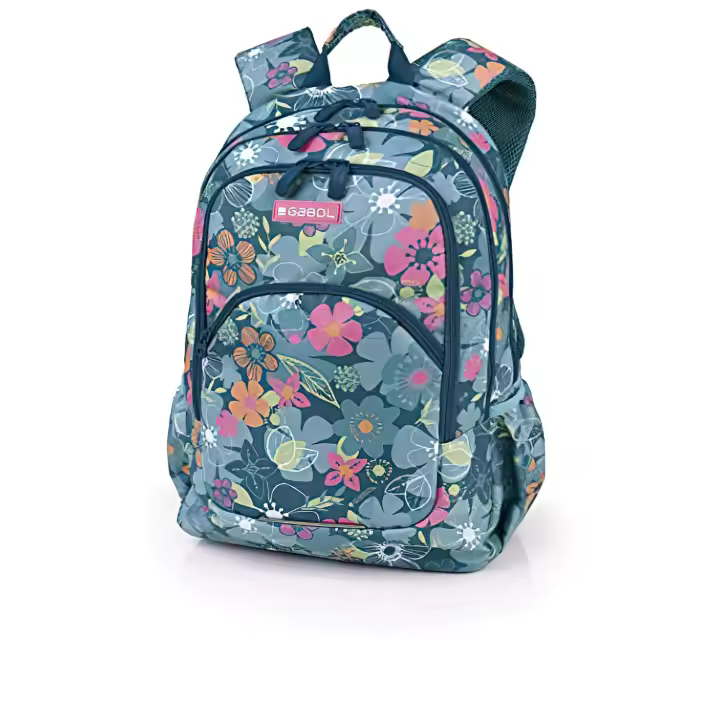 Mochila Gabol Aloha Floral 3 Compartimentos - 1