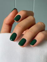 ARTAUG 24PCS Uñas Postizas Presión Cortas Cuadradas Rojo Tinto Cubiertas Completo Set De Uñas Postizas Para Verano Navidad Día De La Madre Brillo - details 2
