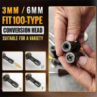 Adaptador De Conversión Para Muela Recta 3/6mm Collet Adaptador 100-tipo M10*1.5 Para Carpintería Y Pulido Herramienta Manual - details 7
