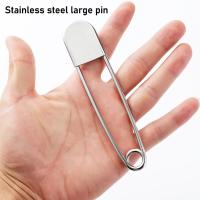 Grande Pin De Seguridad De Acero Inoxidable 1Pcs 12.8cm Herramientas De Costura DIY Agujas Empaquetadas Para Fijar Archivos - details 5
