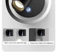 Lámpara De Pared LED Magnética Recargable Iluminación Moderna Para Dormitorio Sala De Estar Estudio Iluminación Diaria - details 19