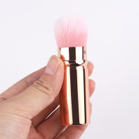 Cepillo De Maquillaje Portátil Y Retráctil RANCAI Para Blush Polvo Y Belleza Set De 1 Pieza Material De Nylon Y Metal - details 3