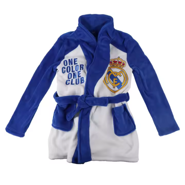 Batín Coral Fleece Aplicaciones Real Madrid 6 Años (Cerdá 2900003009_T06A-C50) - 1