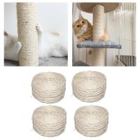 Juguete Interactivo Para Gatos Palos De Escarabajo Con Cordón De Sisal Y Algodón Téjido Herramienta Para Masticar Y Arrancar - details 3
