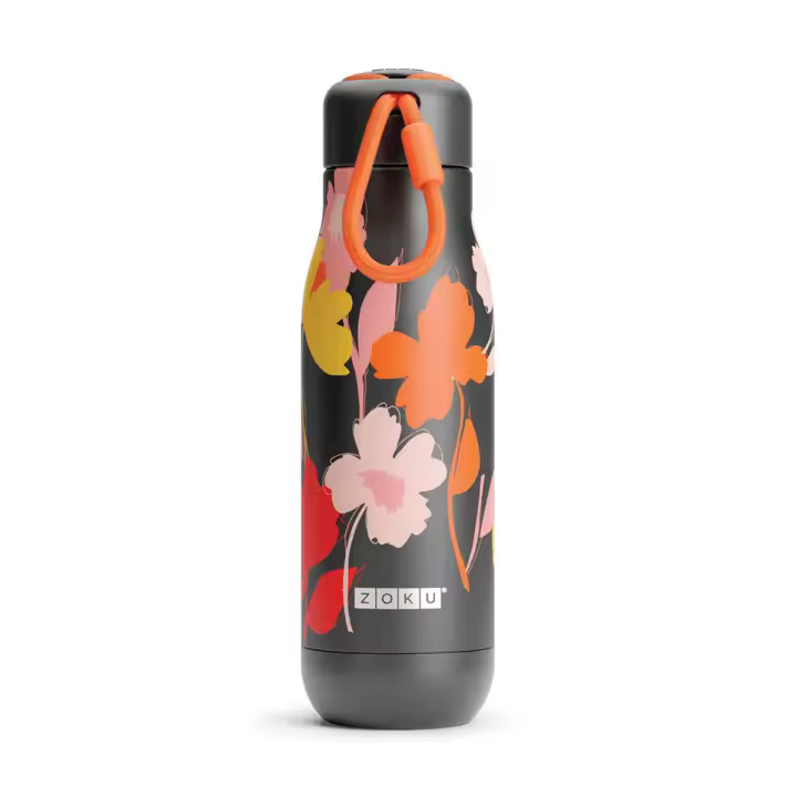 ZOKU Pattern - Botella Térmica de 0.5L en Acero Inoxidable de Doble Pared. M. Poppy - 1