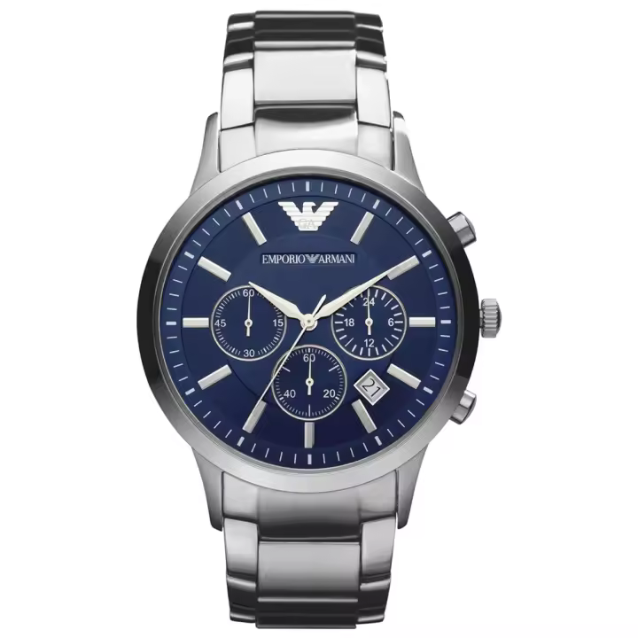 Emporio Armani Reloj hombre AR2448, Incluye Caja Original, Diámetro: 43MM - 1