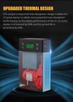 VTOMAN X1 Arrancador de Coche con Compresor de Aire de 100PSI, Arrancador de Coche de 2500A de Pico, Caja de Batería de Litio de 12V, LED de 400 Lúmenes, 10 Protección de Seguridad, Banco de Energía Portátil - details 7