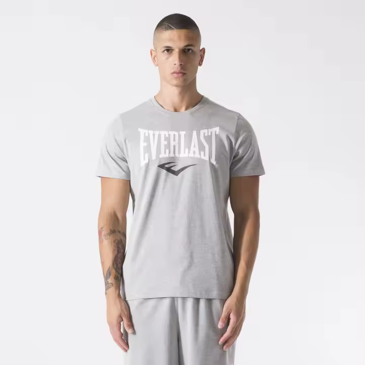 Camiseta Manga Corta Fitted Everlast Grey - 1