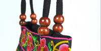 Bolso Pequeño Para Mujer Estilo Étnico Bordado En Lona Bolso De Mano Moda Con Cierre De Cremallera Doble Correa Versátil - details 16