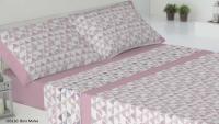 JIMENÉZ HOME®️ - Juego de Sábanas de Verano Microfibra 3 Piezas - Bera Rosa/Gris - Mommat - details 0