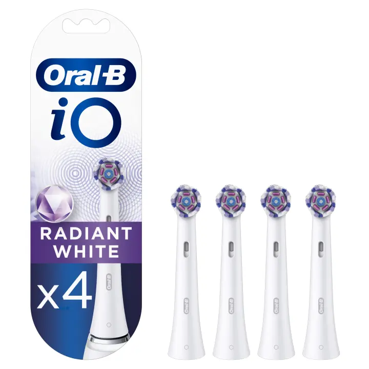Oral-B iO Radiant White cabezal de recambio pack de 4 unidades - 1