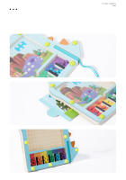 Juguete Educativo De Madera Para Niños Laberinto Magnético Montessori Formación De Coordinación Y Clasificación De Colores Puzzle Cognitivo Juego De Mesa Tema Naturaleza Y Deportes - details 8