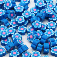20/50/100pcs Bolas De Arcilla Polimérica 10mm Bolas De Flor Hechas a Mano Separadores Para Fabricación De Joyas Pendientes Accesorios DIY - details 12