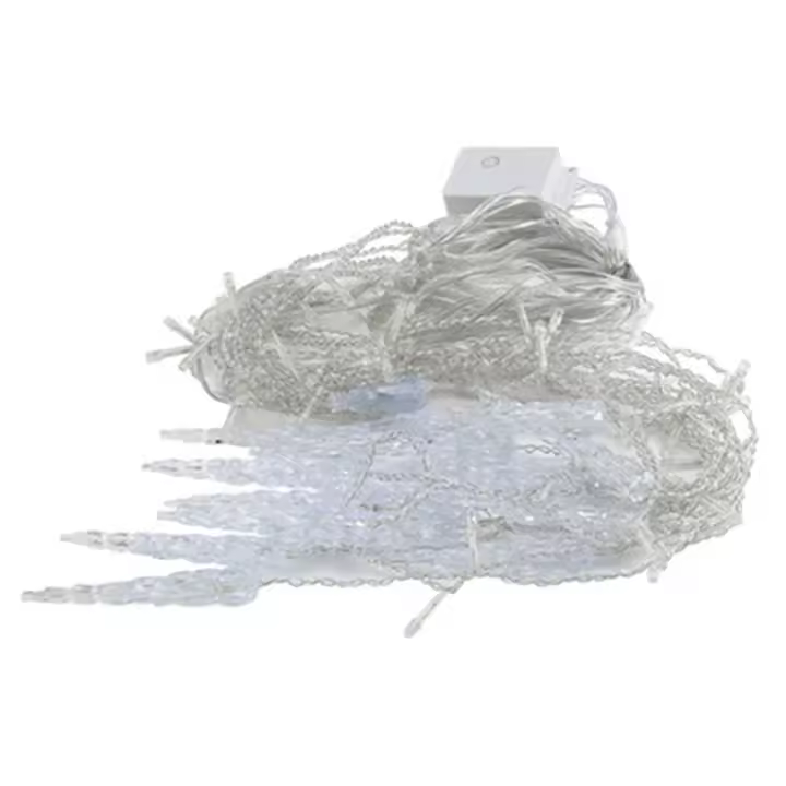 Guirnalda LED De Navidad Con Luces De Hielo Icicle 220V Para Decoración De Bodas Y Exterior Forma De Cono Cortina Luz De Hogar - 1