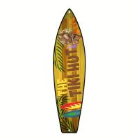 Cartel De Metal Tiki Bar Surf Estilo Americano Irregular Para Decoración De Pared Hogar Playa Club Barra Cocina Cuarto Dormitorio - details 5