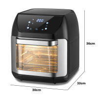 Freidora sin Aceite 12L Air fryer Multifunción Inteligente con Horno Eléctrico, Acero Inoxidable 1700W - Certificación Europea, Ideal para Hogar y Cocina Familiar - details 3